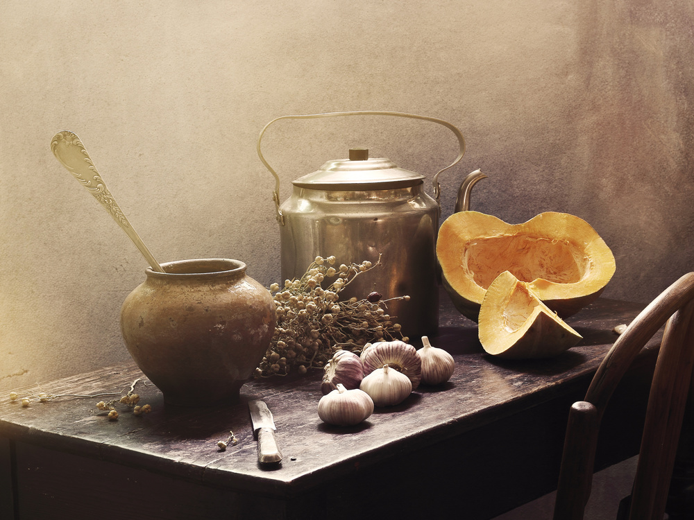 Still life with Pumpkins#15c von UstinaGreen