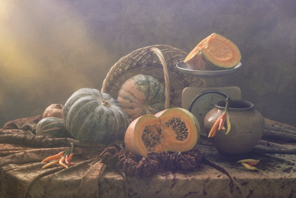 Still Life with Pumpkins von UstinaGreen