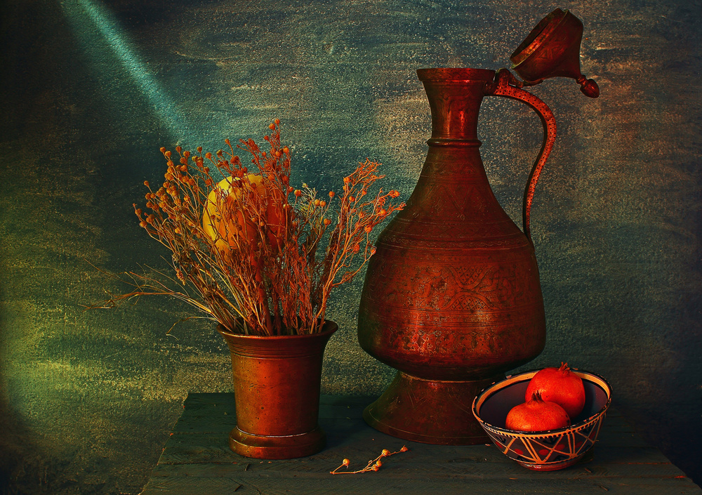 still life with  kumgan von UstinaGreen