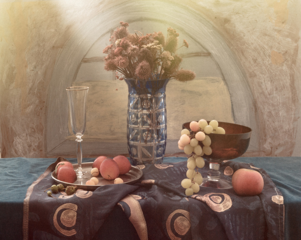 Still Life with Grapes von UstinaGreen