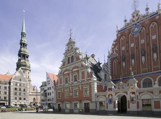 Schwarzhaeupterhaus in Riga, Lettland von Uwe Moser