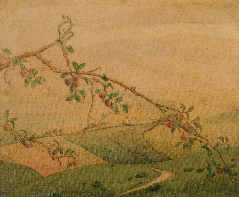 Landscape with Apple Tree von Valerius de Saedeleer