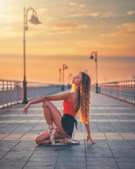 Ballerina at Sunrise II