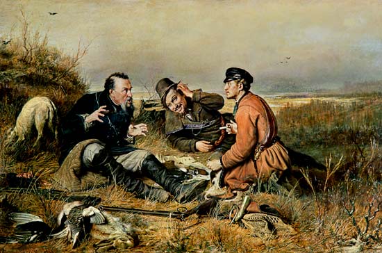 Hunters von Vasili Grigorevich Perov