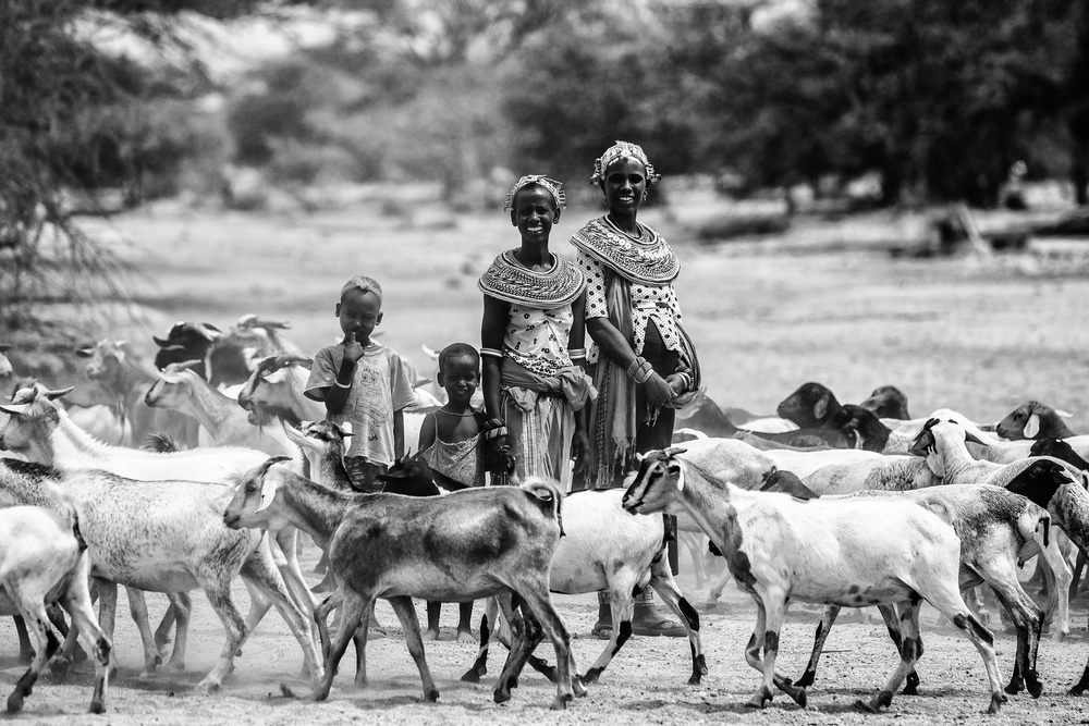 Samburu family von Vedran Vidak