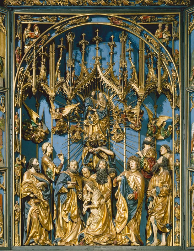 Der Krakauer Marienaltar: Der Schrein mit Tod und Erhöhung Marias von Veit Stoß