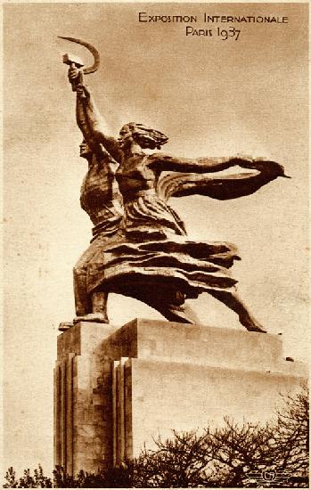 Worker and Kolkhoz Woman, 1937 Worlds Fair in Paris