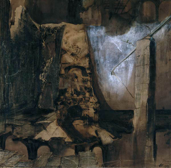 'Hic Clavis, Alias Porta', Ruins  & ink wash and von Victor Hugo