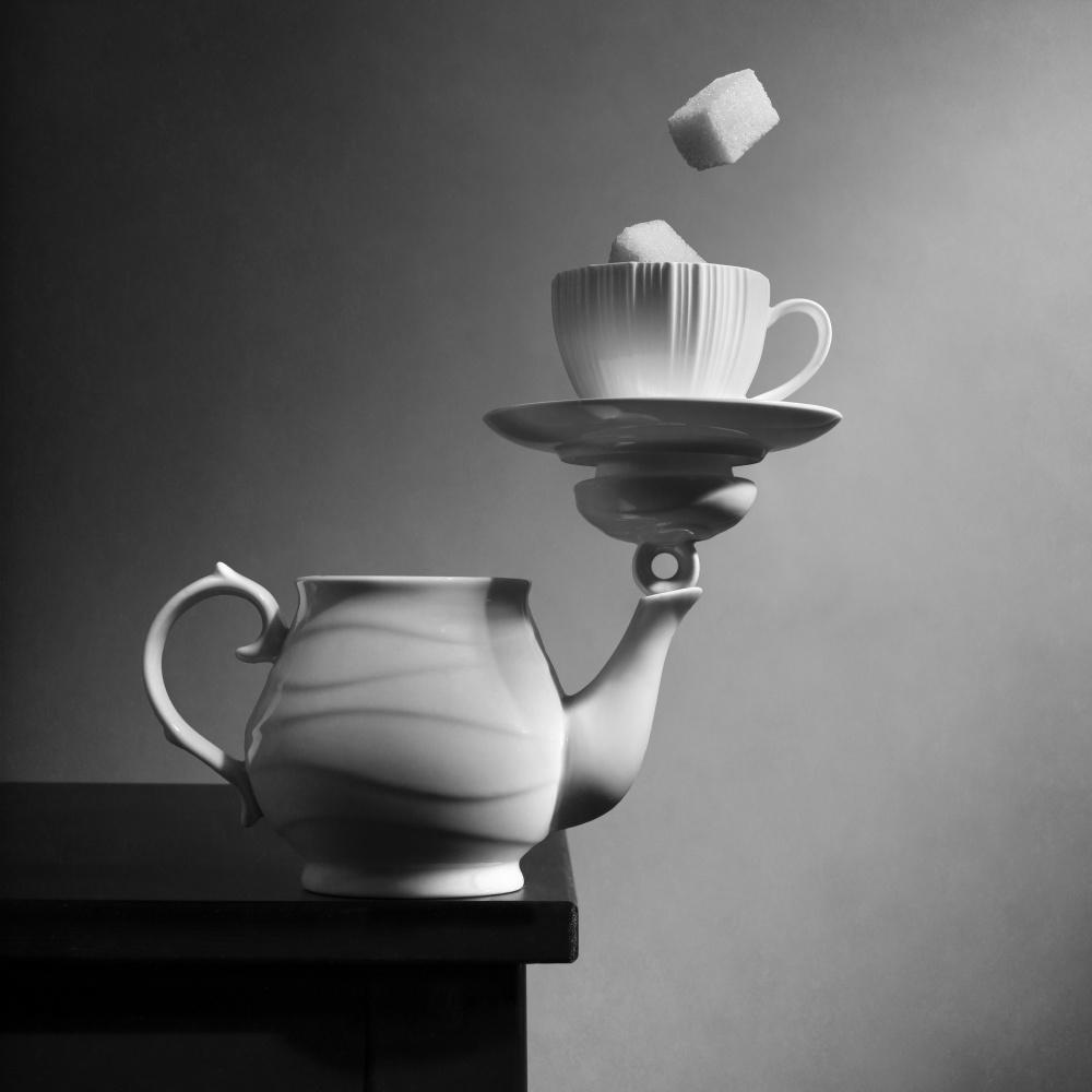 A cup of tea for the inner balance. Version 2 von Victoria Glinka