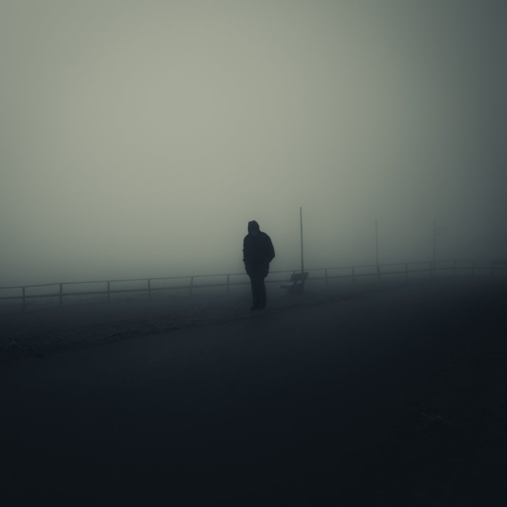 Lonely in the fog von Viktor Bauer