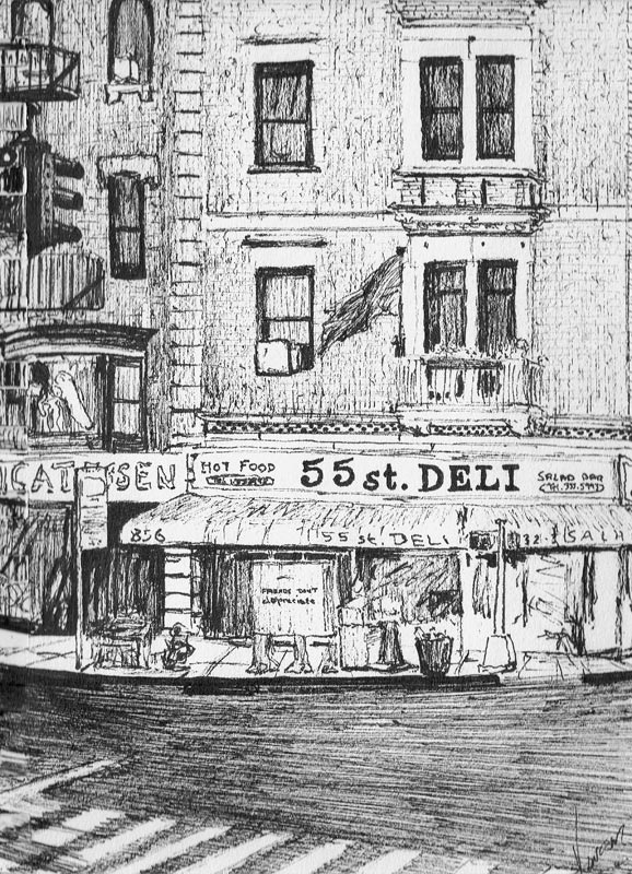 55th street New York von Vincent Alexander Booth