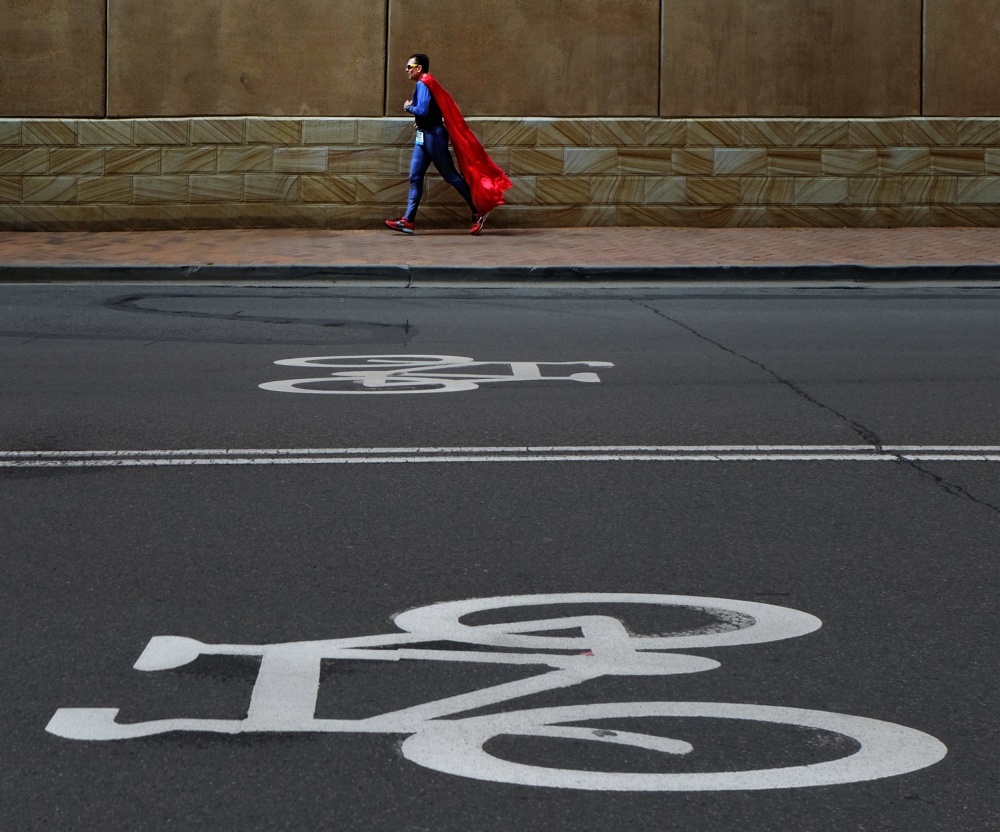 Superman is Running von Vincent Kohar