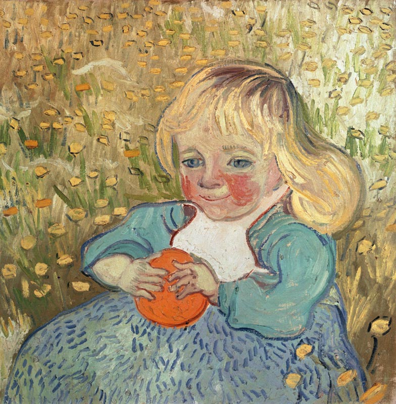 van Gogh / Child with orange / 1890 von Vincent van Gogh