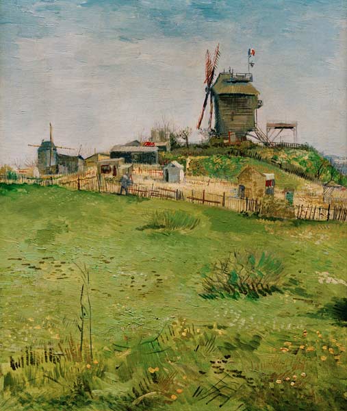 Le Moulin de la Galette von Vincent van Gogh