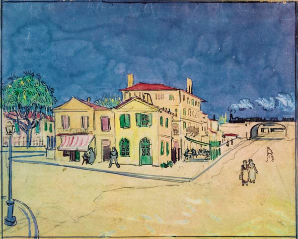 The Yellow House / Watercol. von Vincent van Gogh