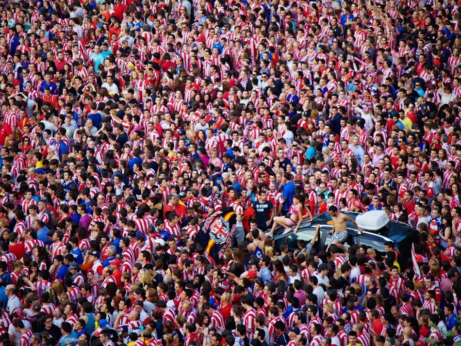 Atletico Madrid Fans von Walde Jansky