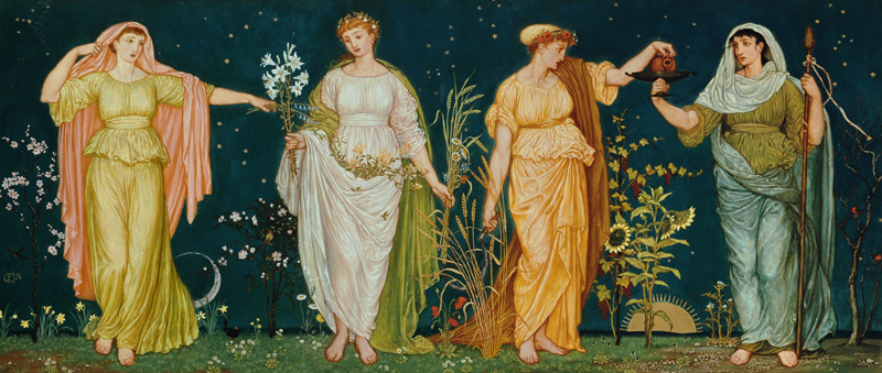 The Seasons von Walter Crane