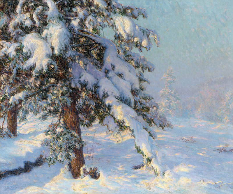 Schneebedeckt. von Walter Launt Palmer