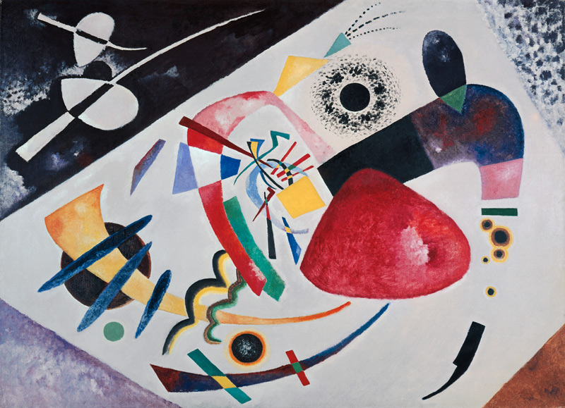 Roter Fleck II von Wassily Kandinsky