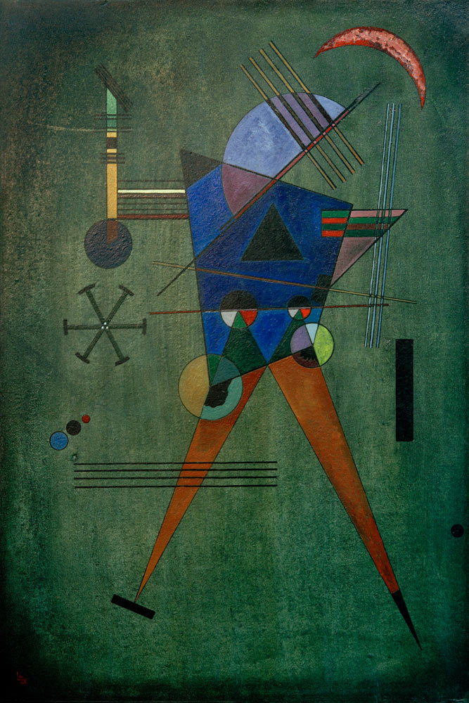 Schwarzes Dreieck von Wassily Kandinsky