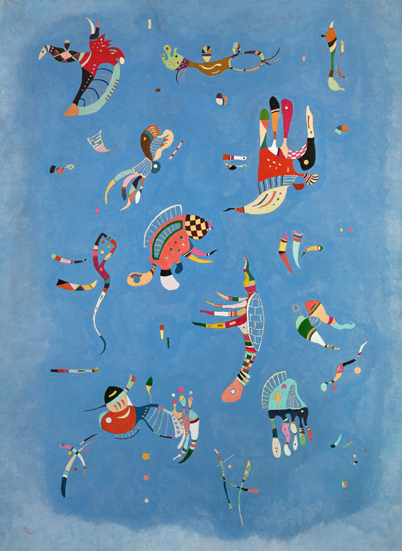 Himmelblau von Wassily Kandinsky