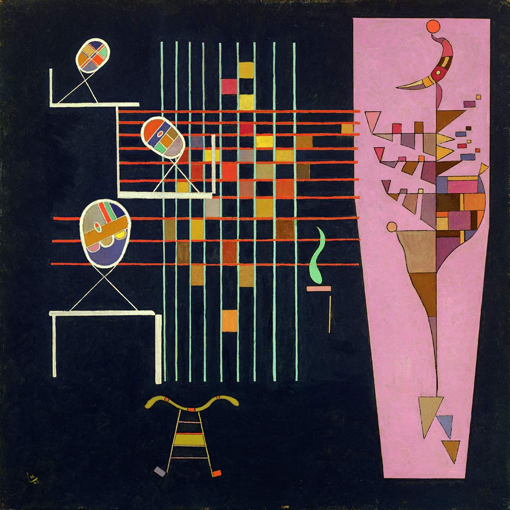 The Three Ovals von Wassily Kandinsky