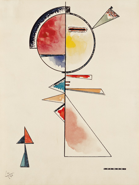 Unfester Ausgleich von Wassily Kandinsky