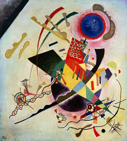 Blauer Kreis von Wassily Kandinsky