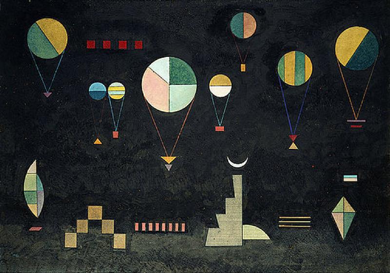 Flach-Tief von Wassily Kandinsky