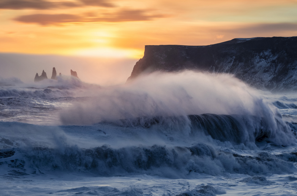 Beach sunset von Wei (David) Dai