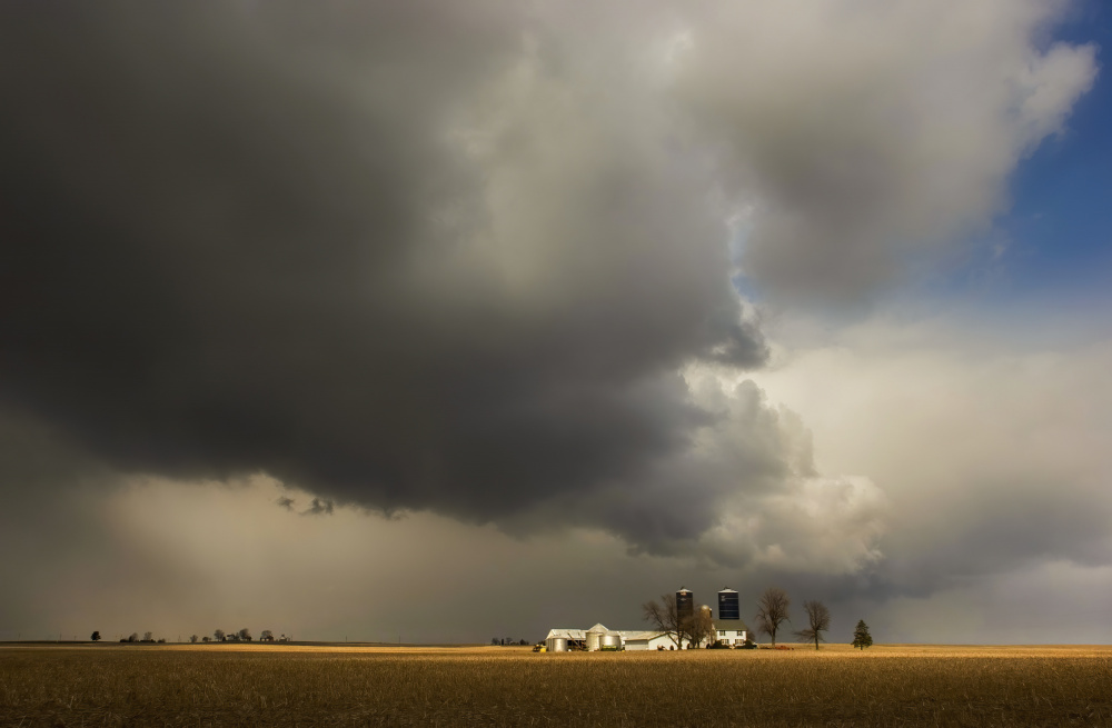 Storm over the Farm von Wei Liu