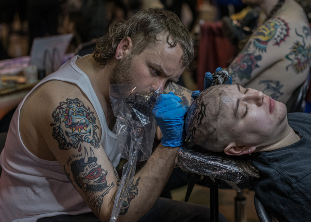 Head Tattoo von Wendy Fischer Hartman