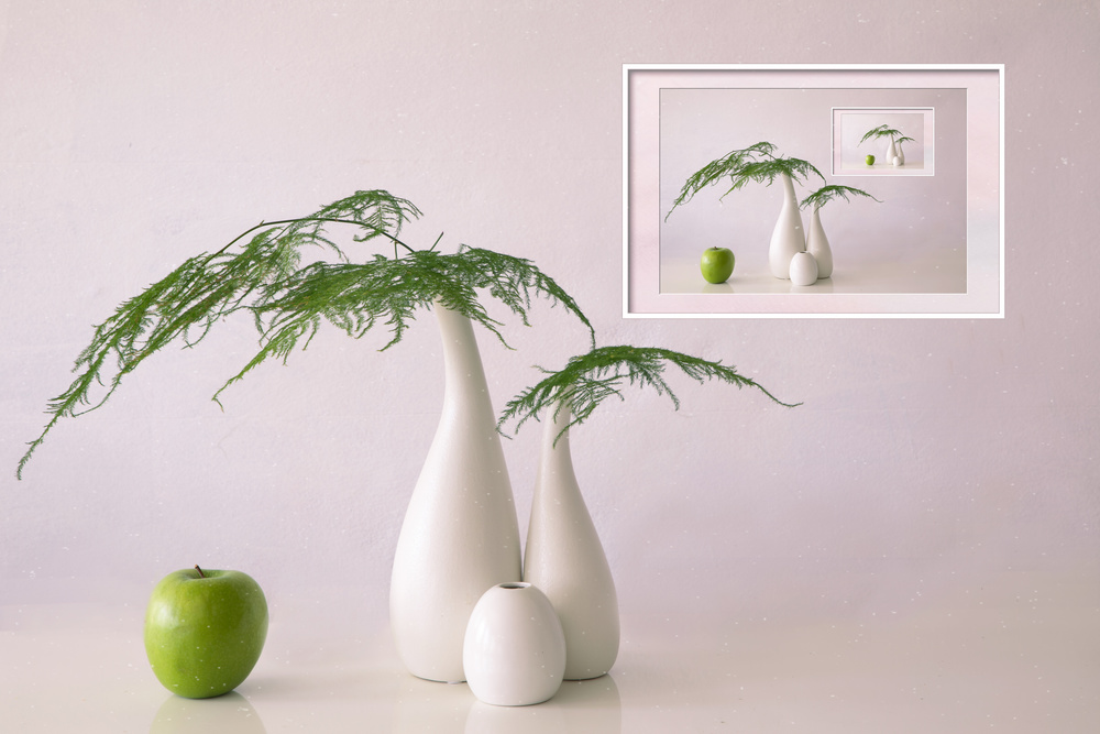 Asparagus fern &amp; apple von Wendy Xu