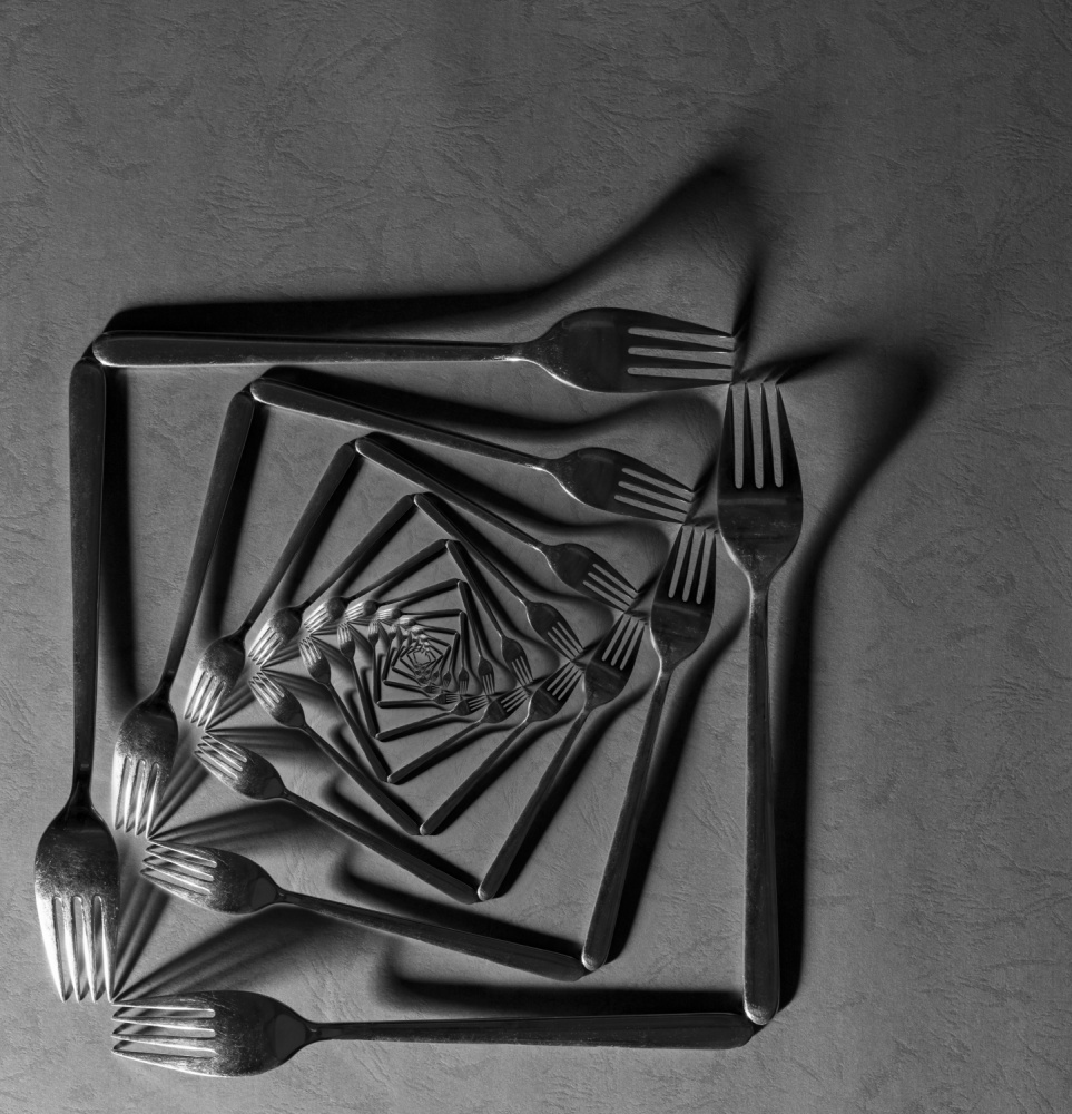 Fork illusion von Wieteke De Kogel