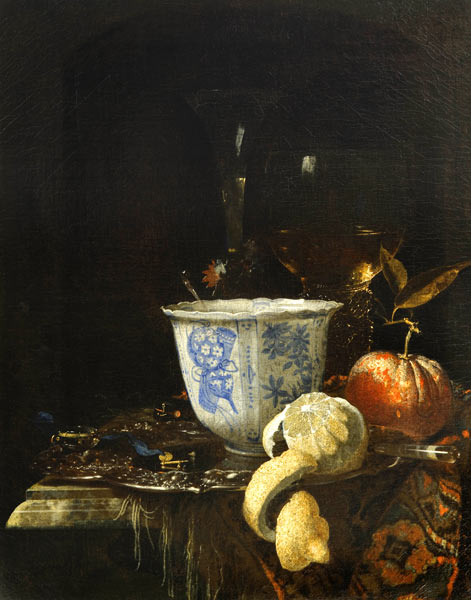 Stilleben mit einer chinesischen Schale von Willem Kalf