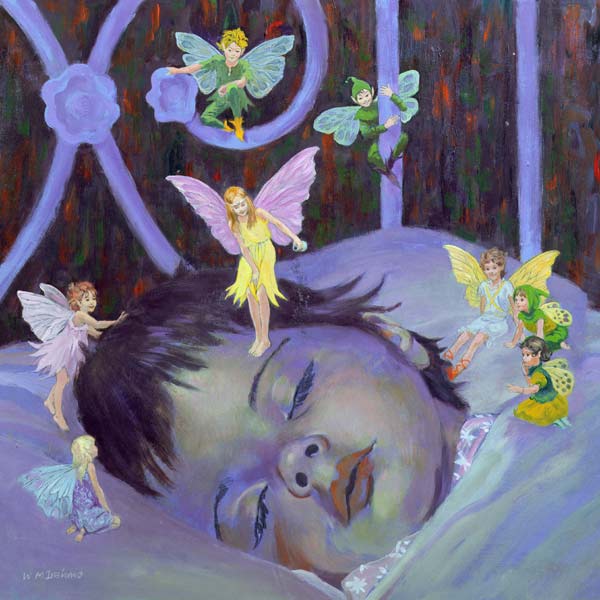 Sweet Dreams (oil on board)  von William  Ireland