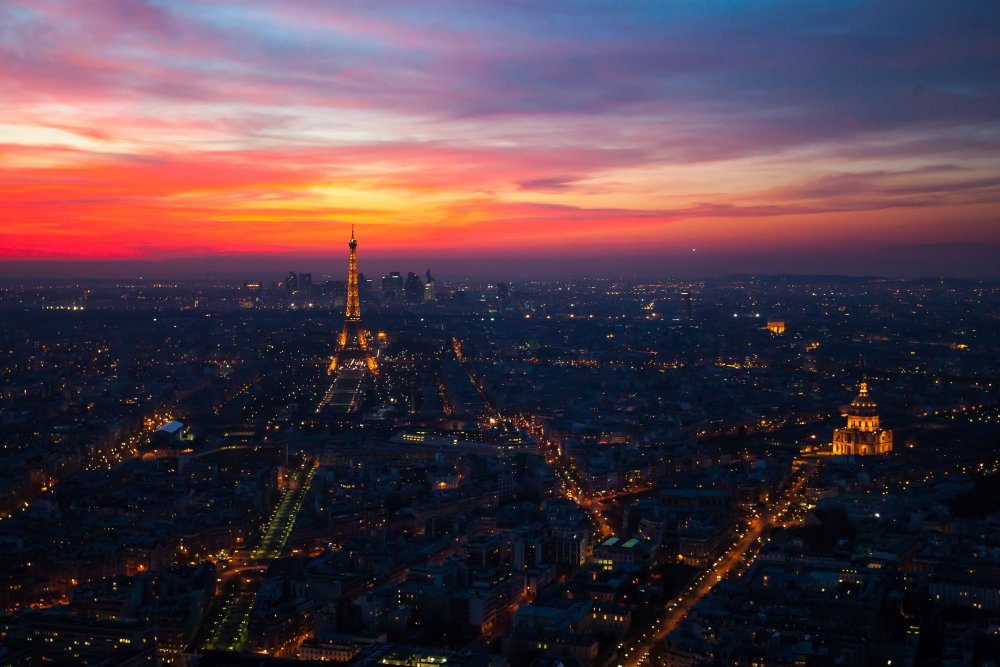 Paris Sunset from Montparnasse von William Jackson