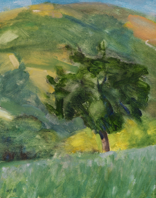 Tree on Hill von William  Packer