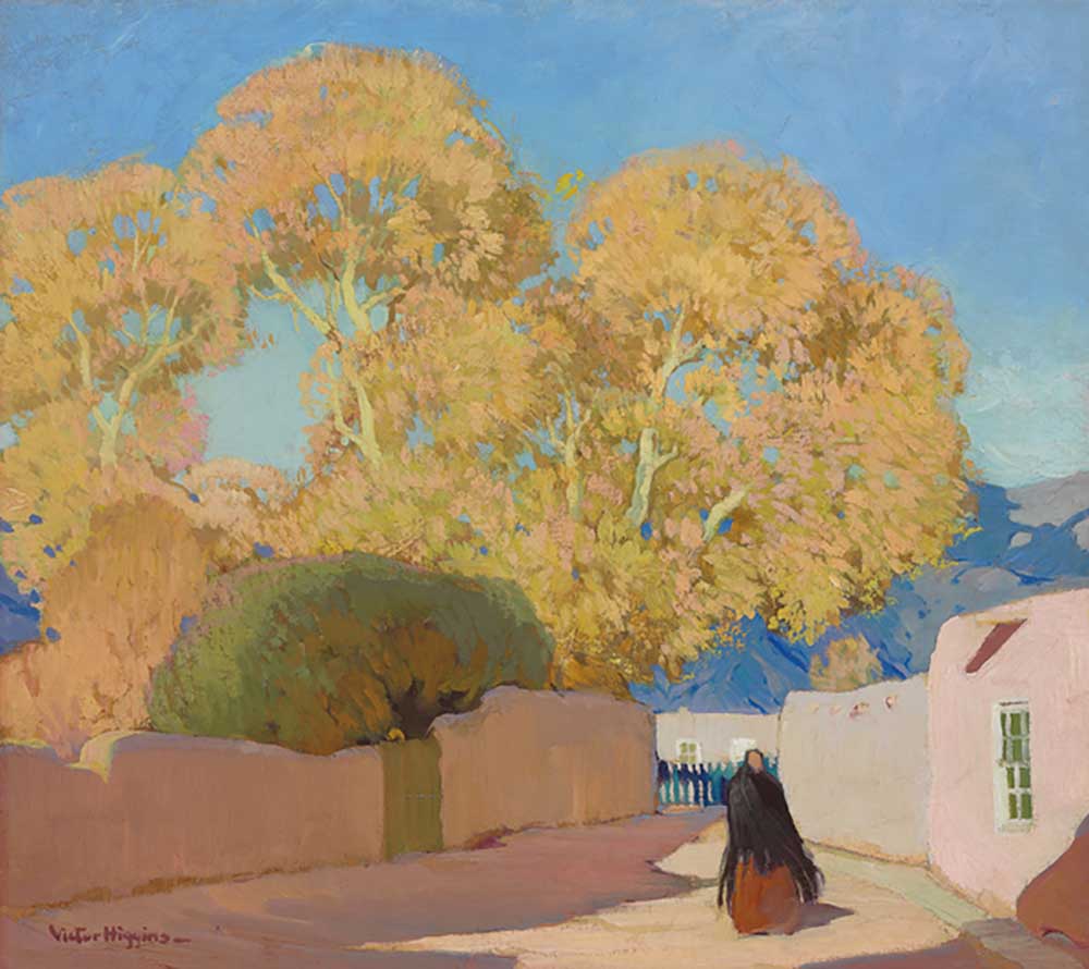 Canyon Drive, Santa Fe, um 1914 von William Victor Higgins