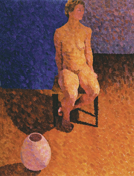 Seated Nude with Bowl von William Wilkins