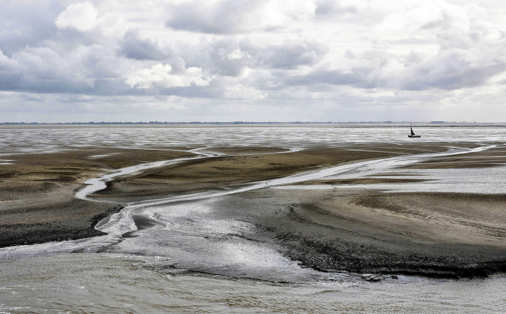 The Wadden Sea from the island Ameland von Wilma Wijers Smeets