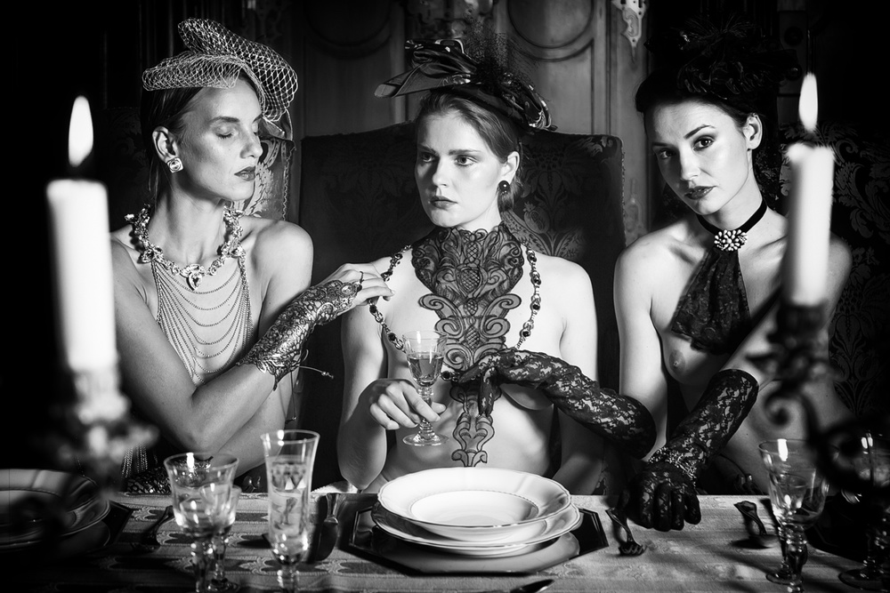 Girls dinner von Wim Moortgat