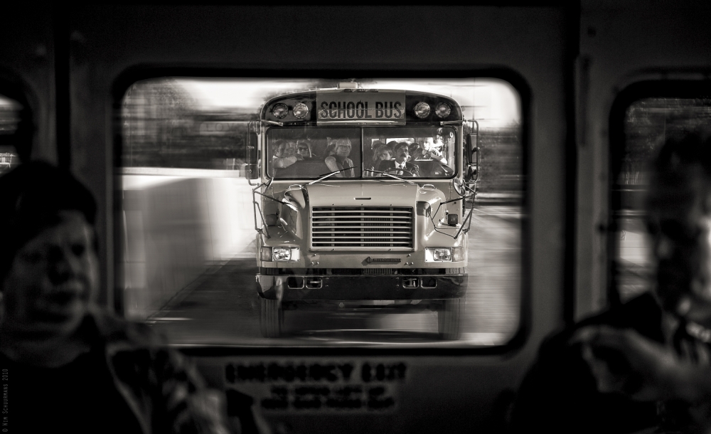 School Bus.... von Wim Schuurmans