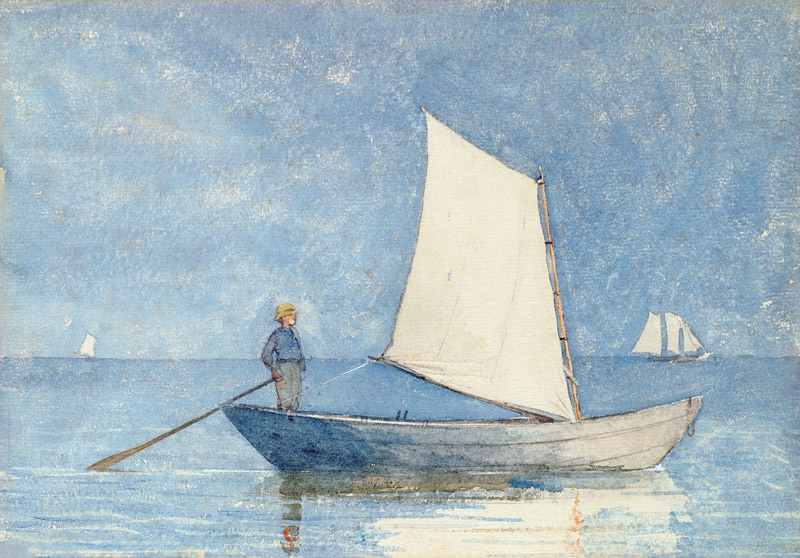 Auf einem Dory von Winslow Homer