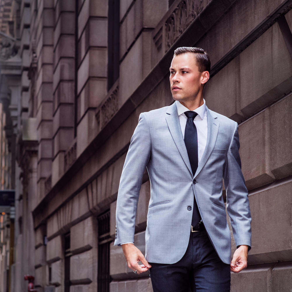 Young Businessman in New York City von Xiao Cai