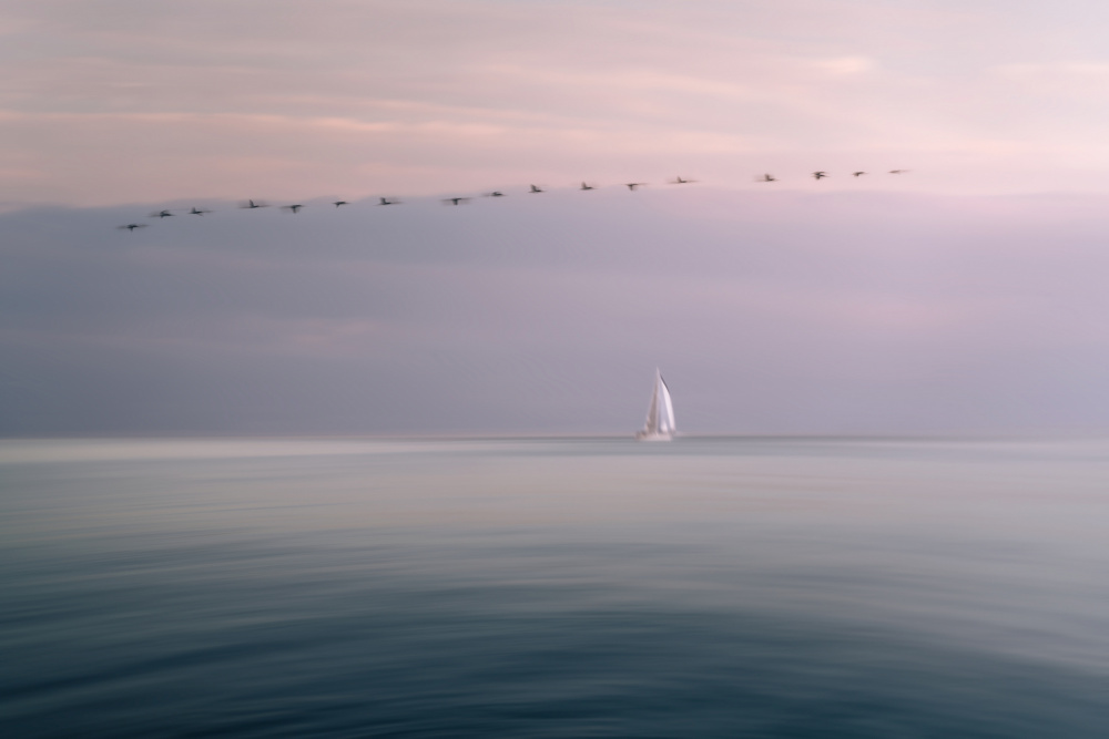 Dreamy Lake Ontario von Xiaolin Ni