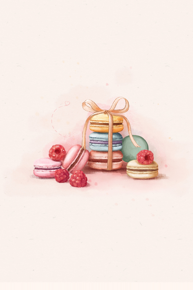 Raspberry Macaron von Xuan Thai