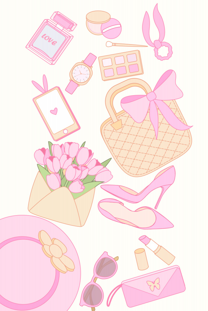 Cute pink aesthetic vibe von Xuan Thai