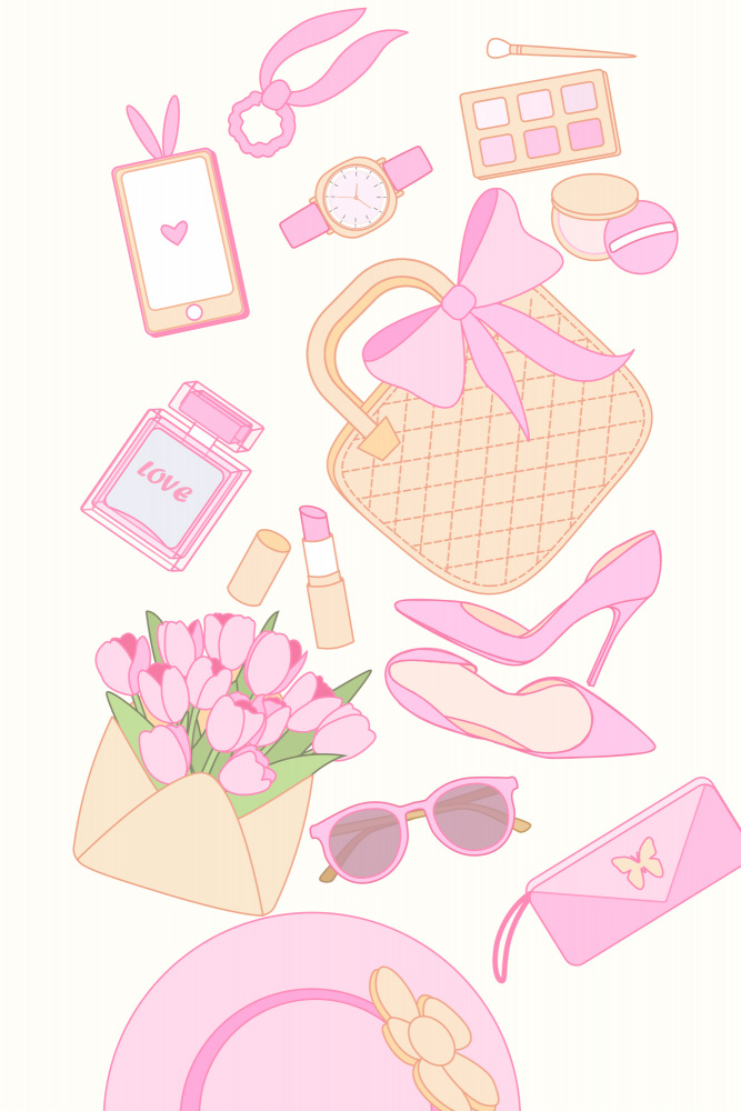 Cute pink aesthetic vibe von Xuan Thai