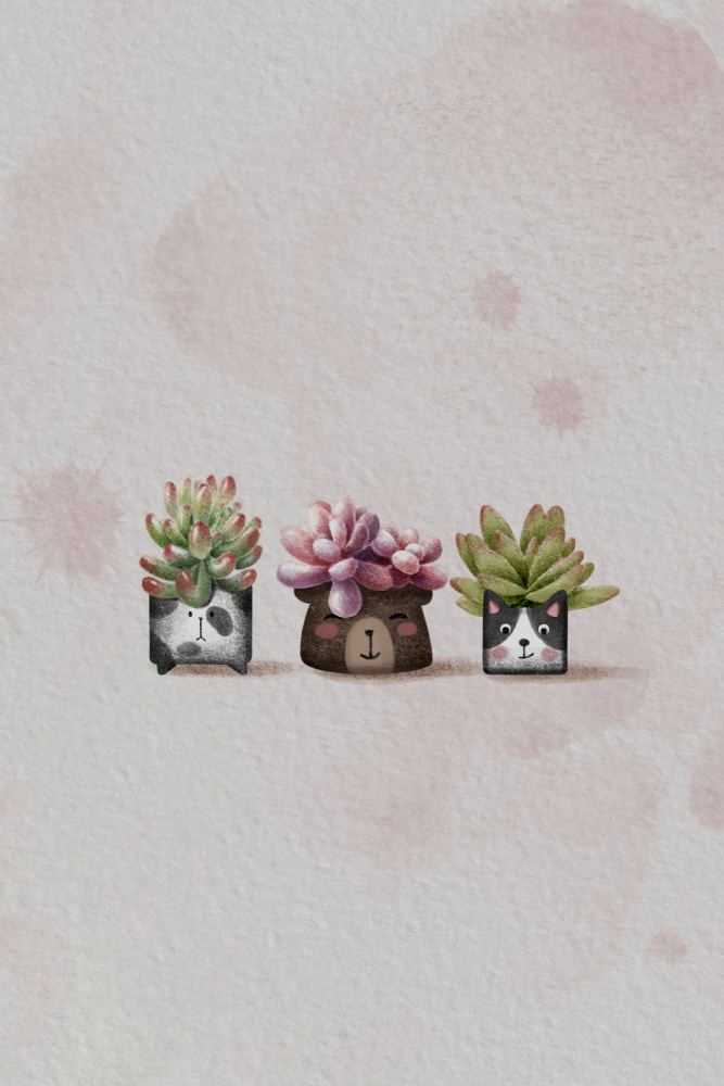 Cute Succulents von Xuan Thai